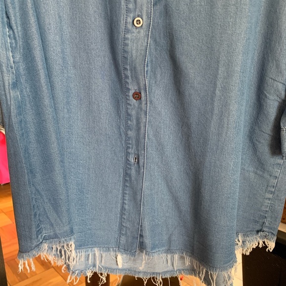 FOREVER 21 DENIM BUTTON DOWN DRESS - Picture 3 of 3